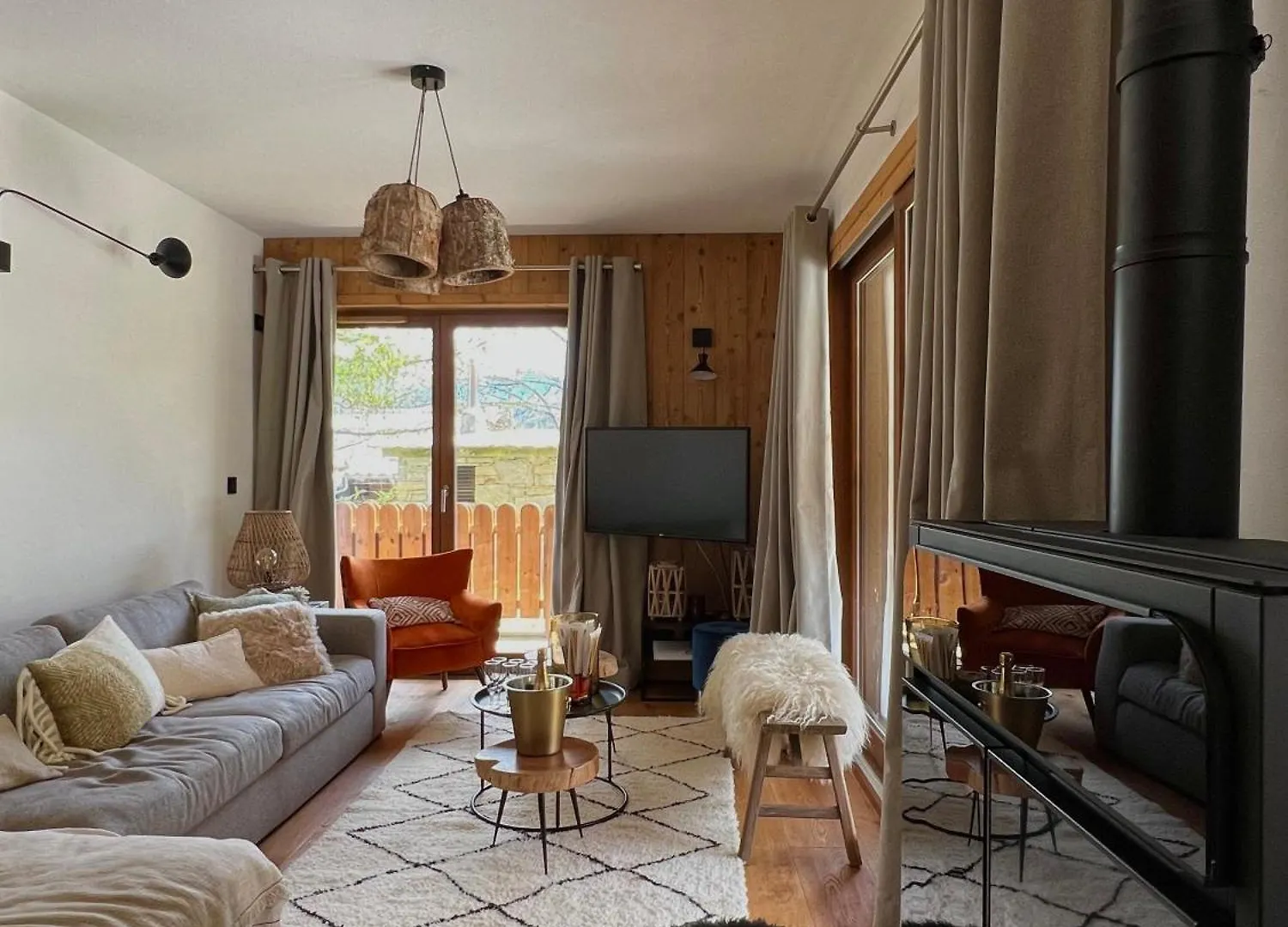 Lägenhet Appartement 4 A La Ferme Des Lanches Au Praz Courchevel
